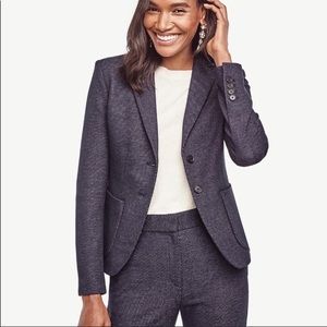 Ann Taylor Navy Tweed Jacket, 2